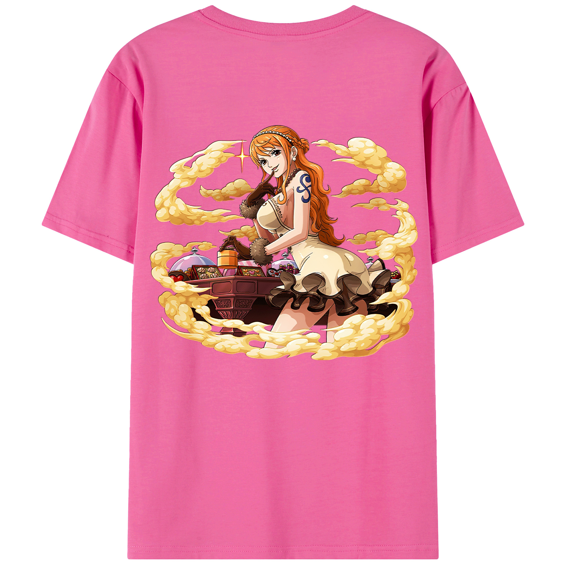 （画像用） ワンピース ナミ ONE PIECE Nami レディース半袖Tシャツ(バックプリント)